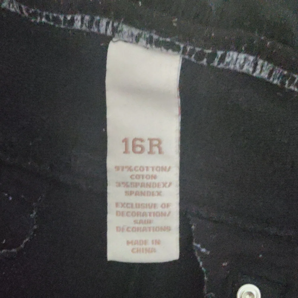 Justice Black Jegging Capris